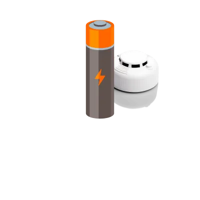 Batterien für Rauchmelder