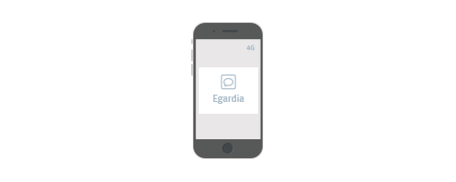 Camera images on the Egardia App See what is happening at home